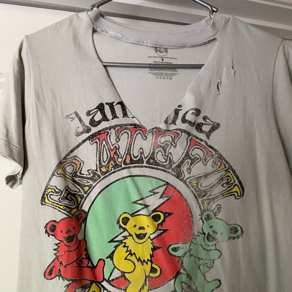 Grateful Dead vintage distressed choker tee - Picture 3 of 4